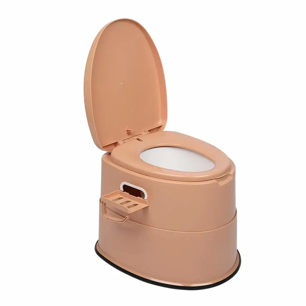 Portable Travel Toilet Detachable Toilet Lightweight Outdoor Indoor Toilet for Camping Grey/White/Brown