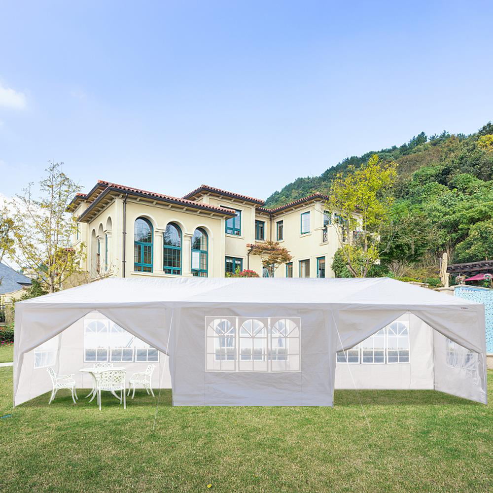 Ktaxon 10x30ft Party Tent Canopy Event Canopies with 8 Sidewall White