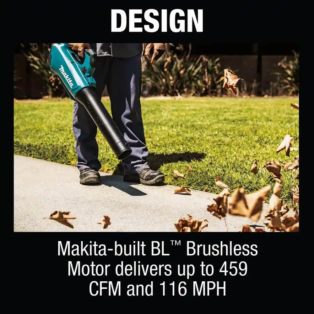 Makita 116 MPH 459 CFM 18-Volt LXT Lithium-Ion Brushless Cordless Blower (Tool-Only) XBU03Z