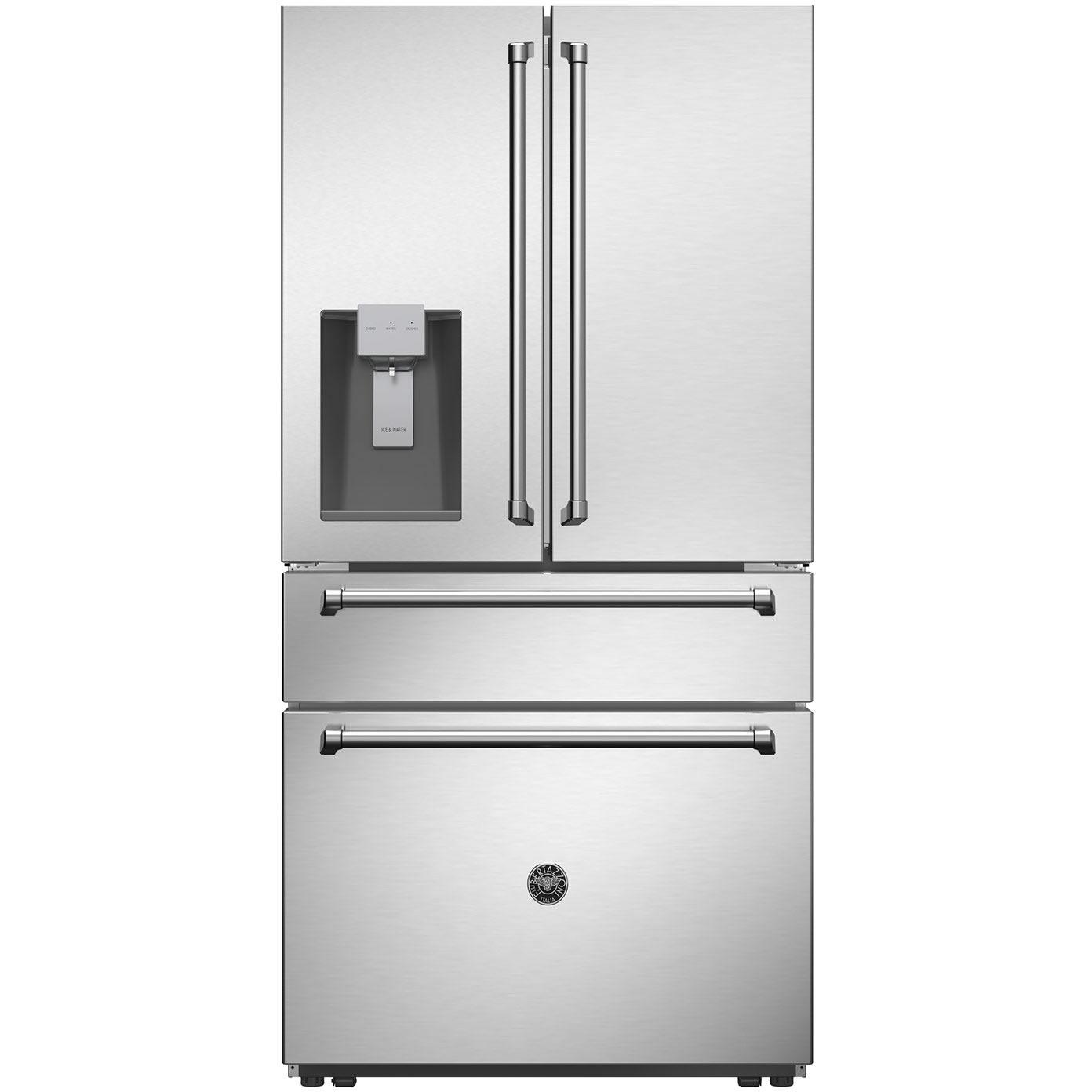 Bertazzoni 36-inch, 21.6 cu.ft. French 4-Door Refrigerator REF36FDFZXNT
