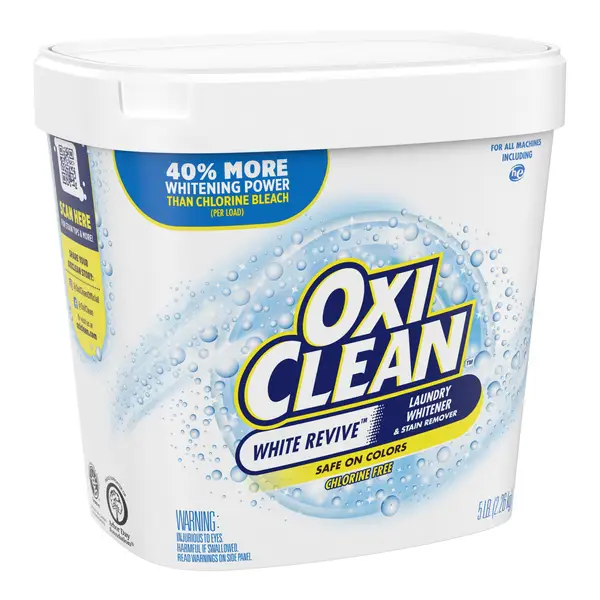 OXI CLEAN 5 lb White Revive Laundry Whitener and Stain Remover