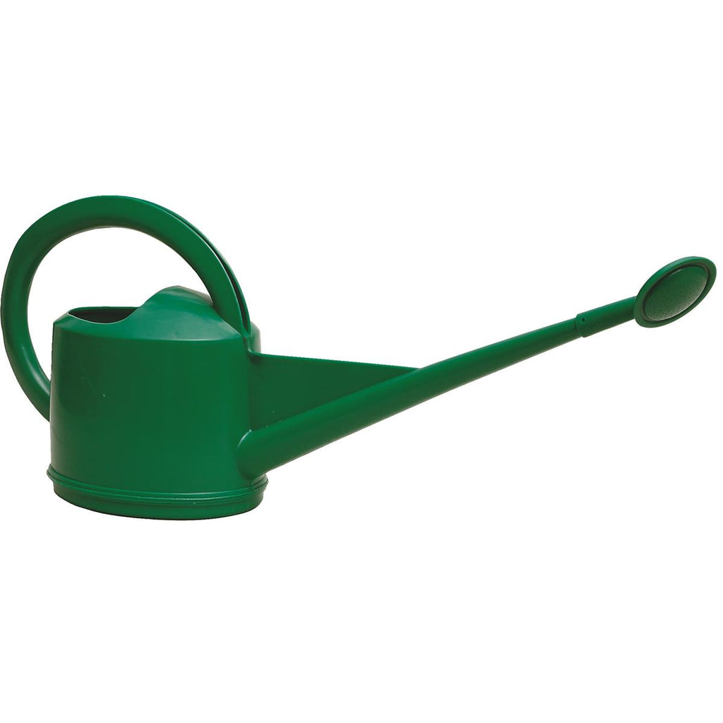 1-1\/3 Gal. Heavy-Duty Plastic Watering Can with Plastic Rose Spout
