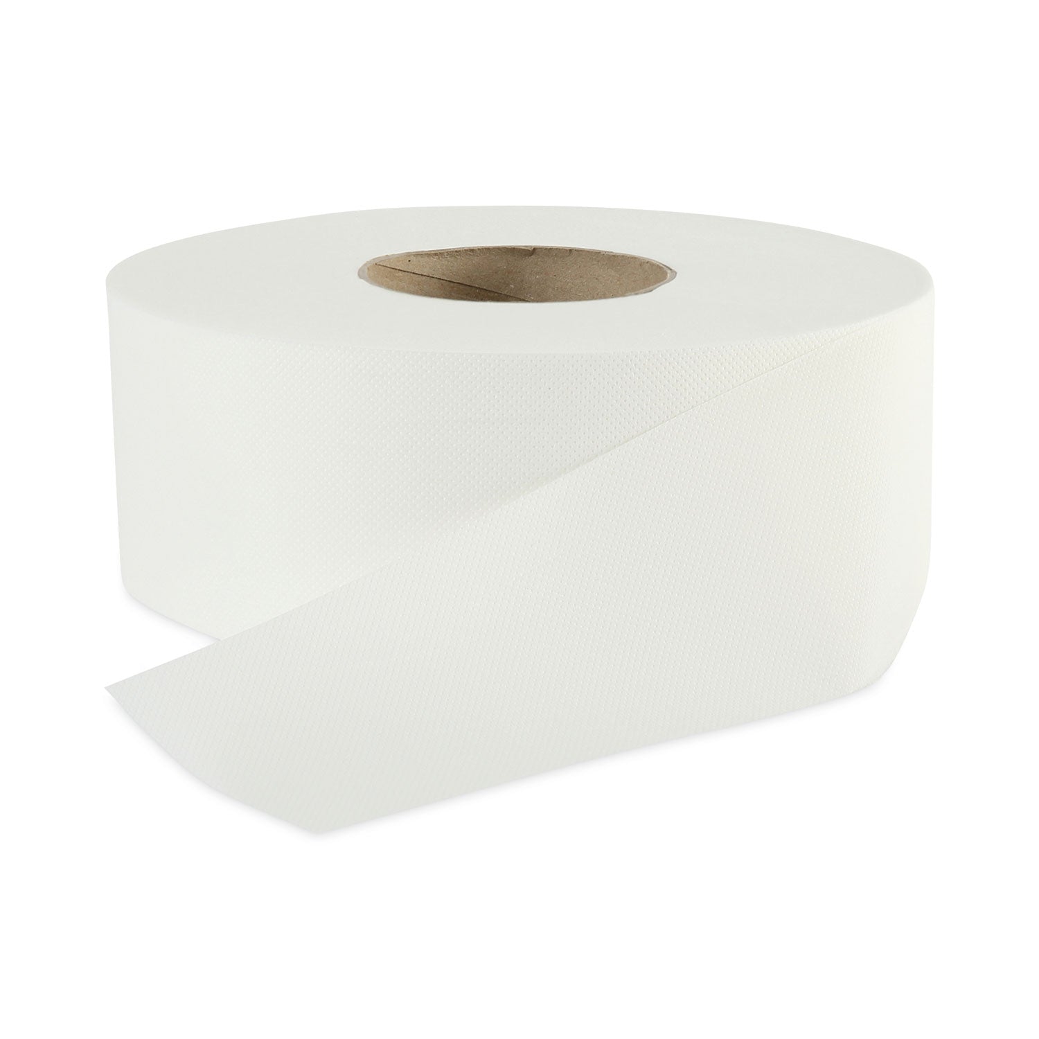 Jumbo Roll Bathroom Tissue， Septic Safe， 2-Ply， White， 3.2andquot