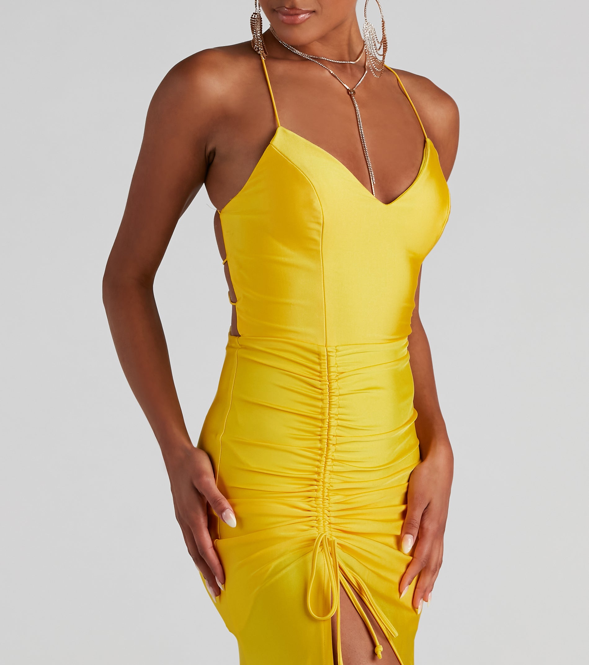 Whitney Formal High-Slit Mermaid Dress