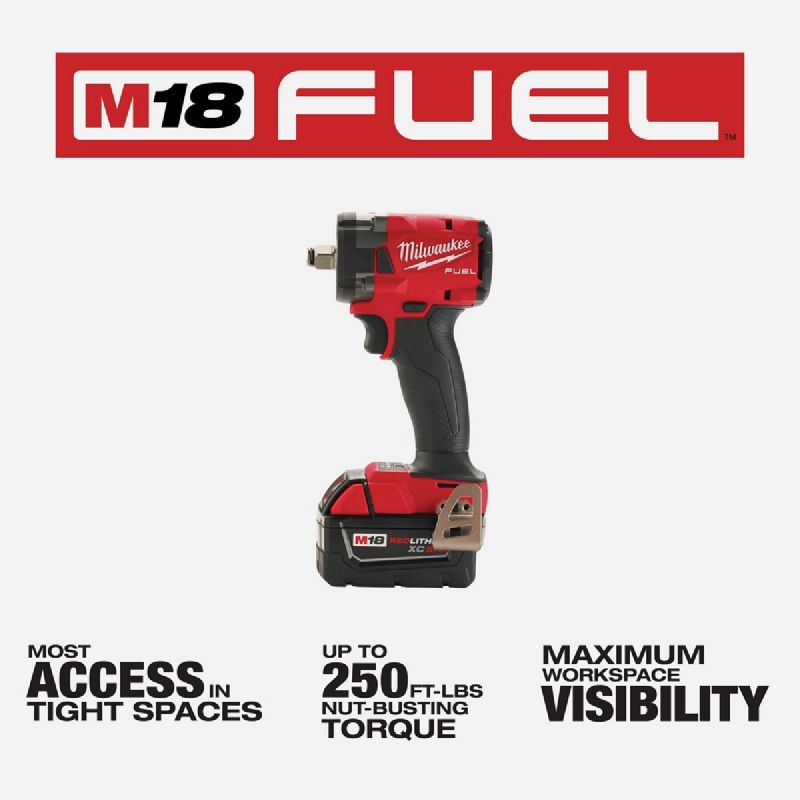MW Tool 18V Compact Impact Wrench w  Friction Ring Kit