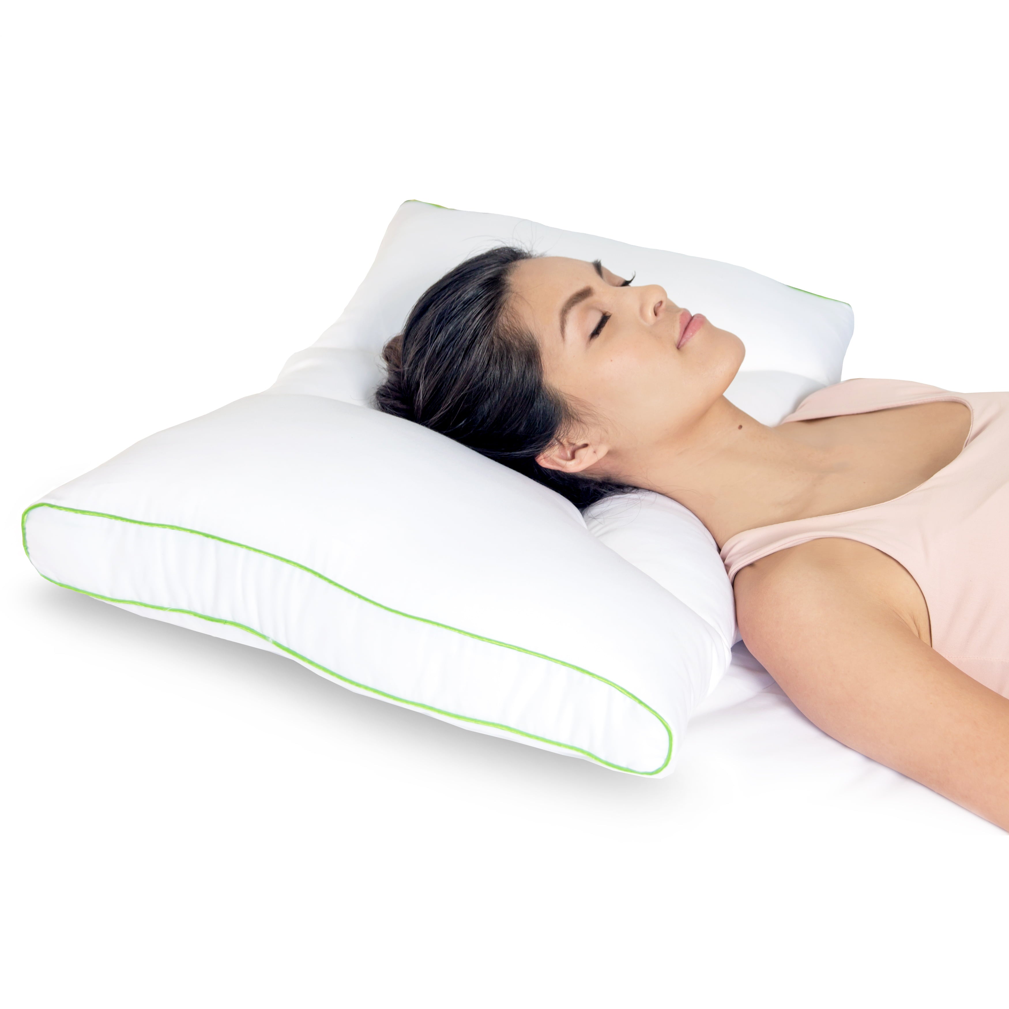 Sleep Yoga® Dual Sleep Neck Pillow - Medium-Soft