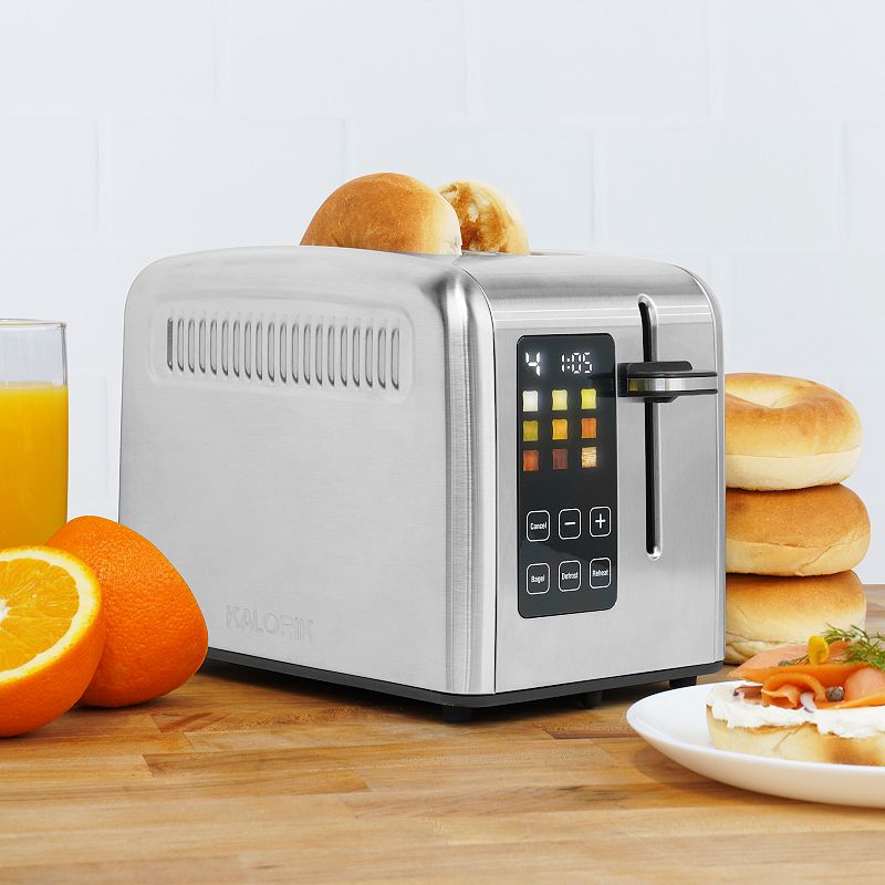 Kalorik 2-Slice Touchscreen Stainless Steel Rapid Toaster