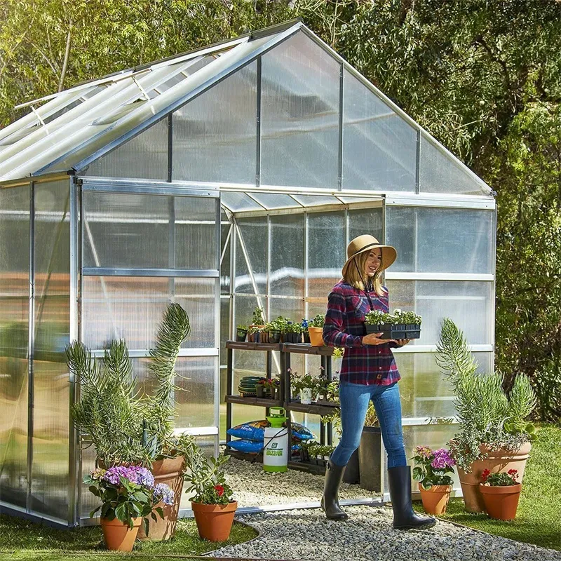 10 ft. x 12 ft. Greenhouse with 4 Vents