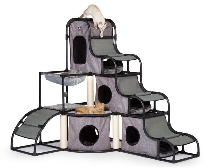 Prevue Pet Products Catville Tower， Gray - 7240