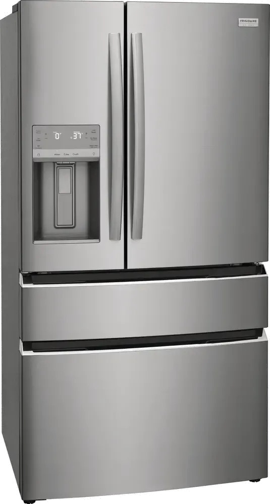 Frigidaire 21.5 cu ft French Door Refrigerator - Counter Depth Black Stainless Steel