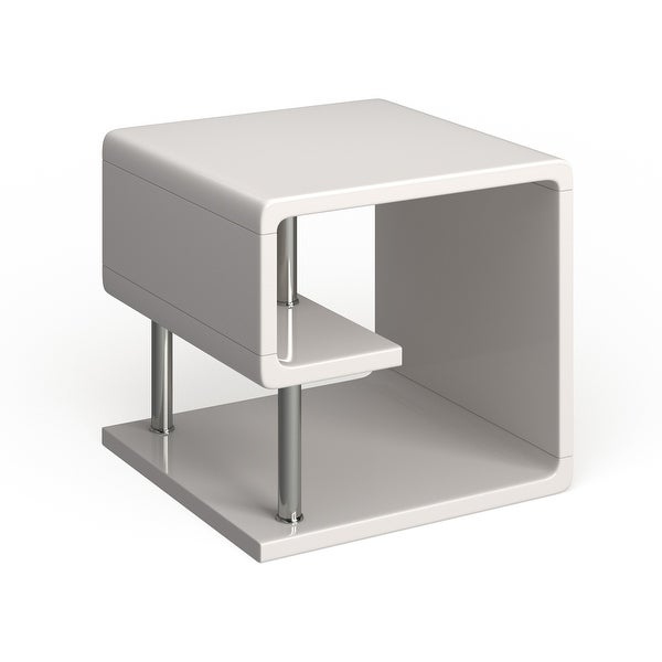 1-shelf High Gloss Side Table