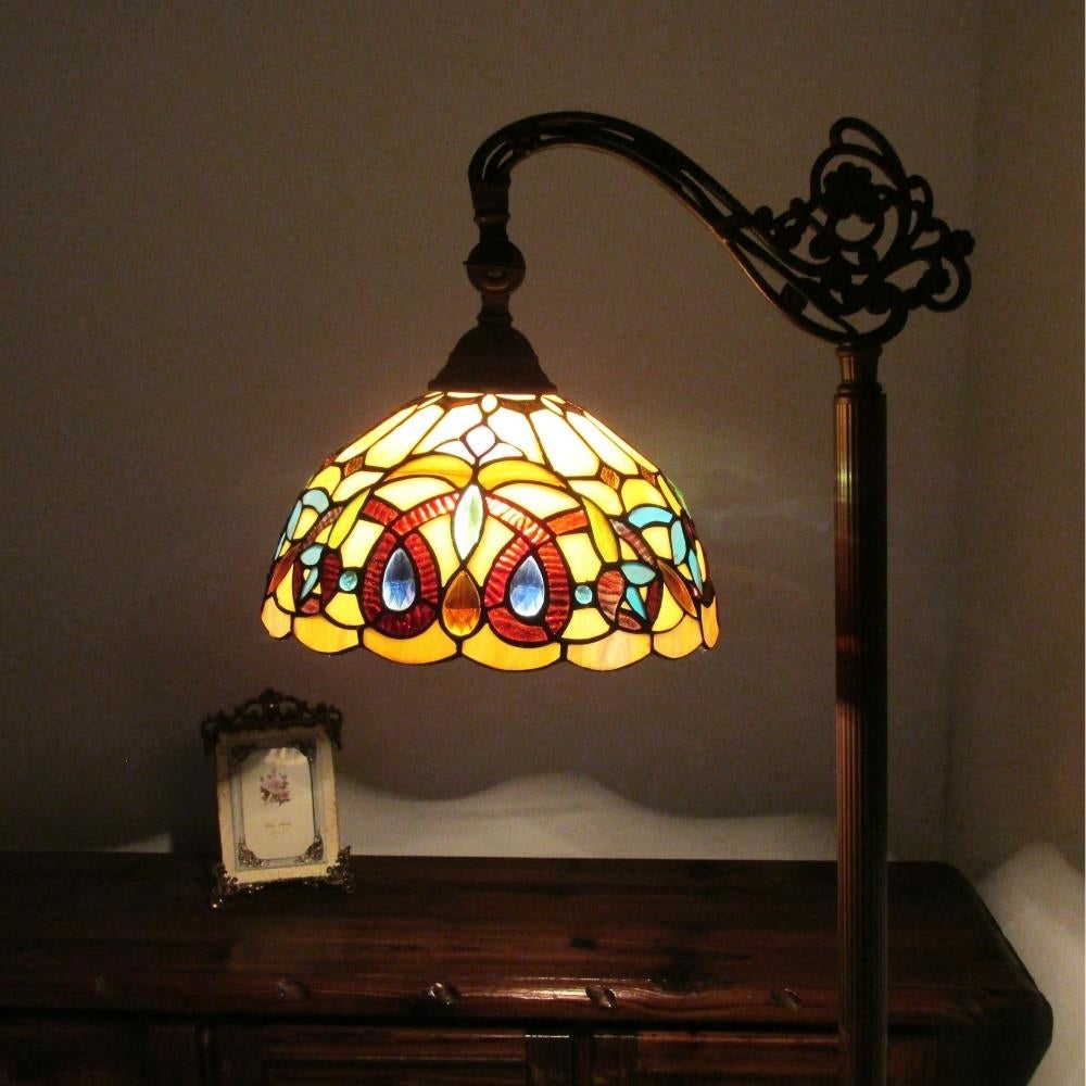 CHLOE Lighting SERENITY -style 1 Light Reading Floor Lamp 11" Wide
