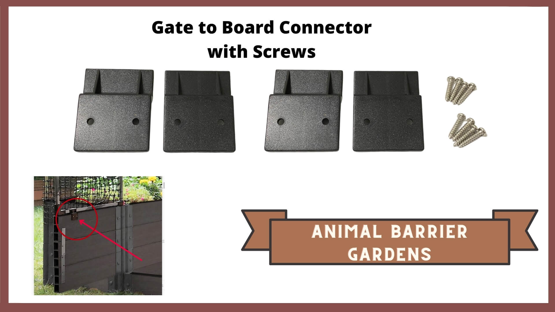 REPLACEMENT PARTS for: Stack & Extend Animal Barrier Kits & Gardens