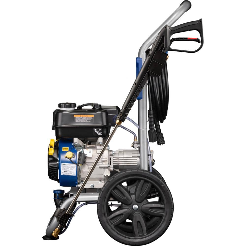 🚨HARBOR CLEARANCE $49.92🧽✨3400 PSI 2.6 GPM Cold Water Gas Pressure Washer with Soap Tank and 5 Quick Connect Tips