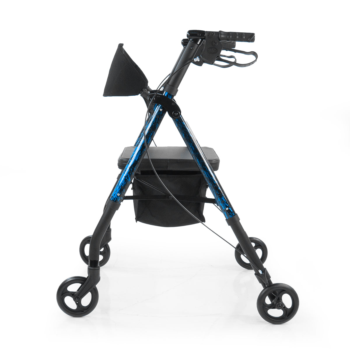 Lifestyle Mobility Aids Royal Universal Aluminum 4 Wheel Rollators (Laser Blue)