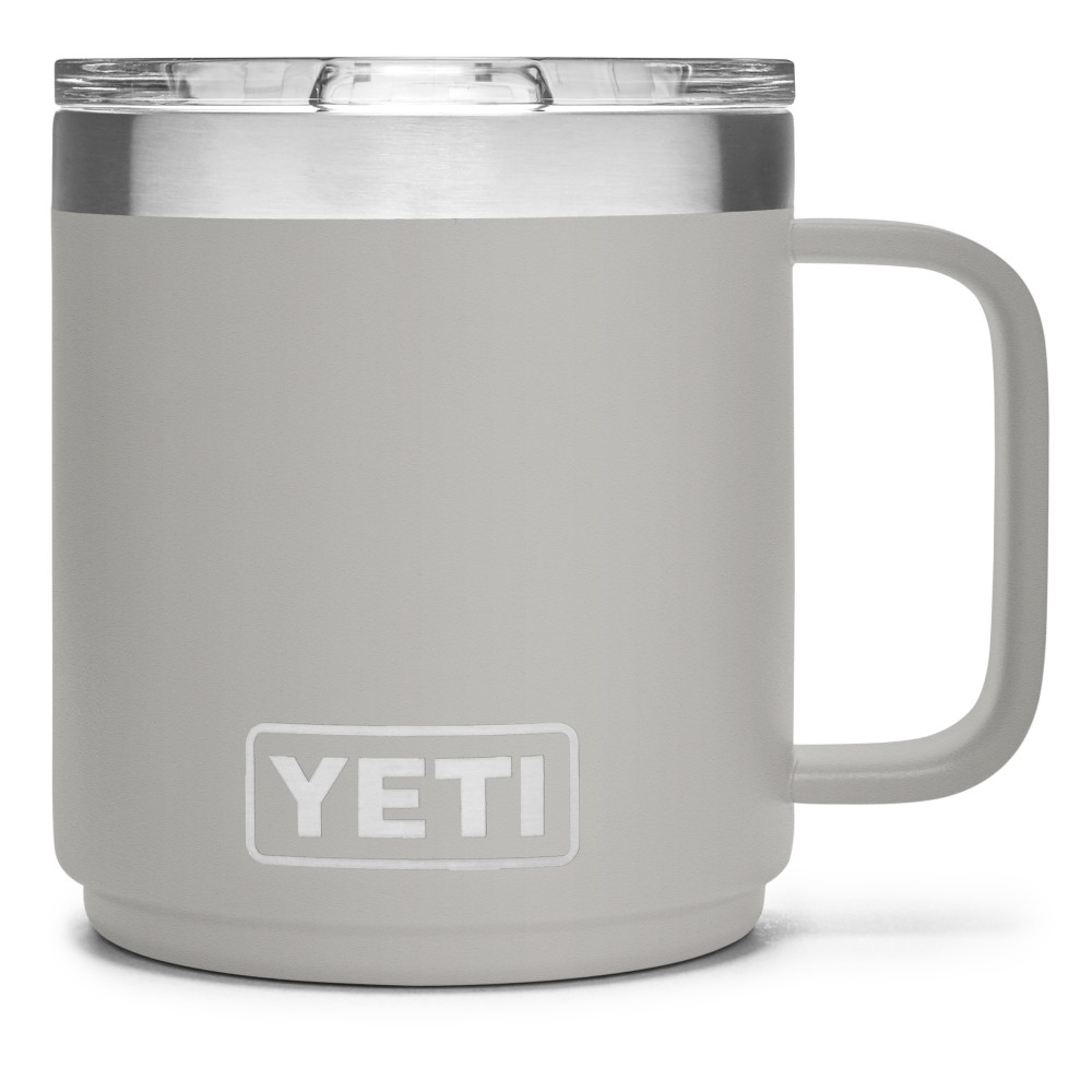 Yeti Rambler Stackable Mug with MagSlider Lid 10oz， Granite Gray