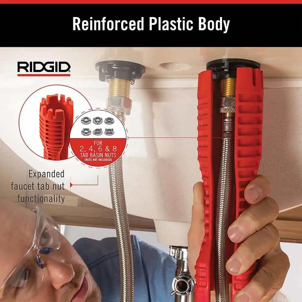 RIDGID EZ Change Plumbing Wrench Faucet Installation and Removal Tool 56988