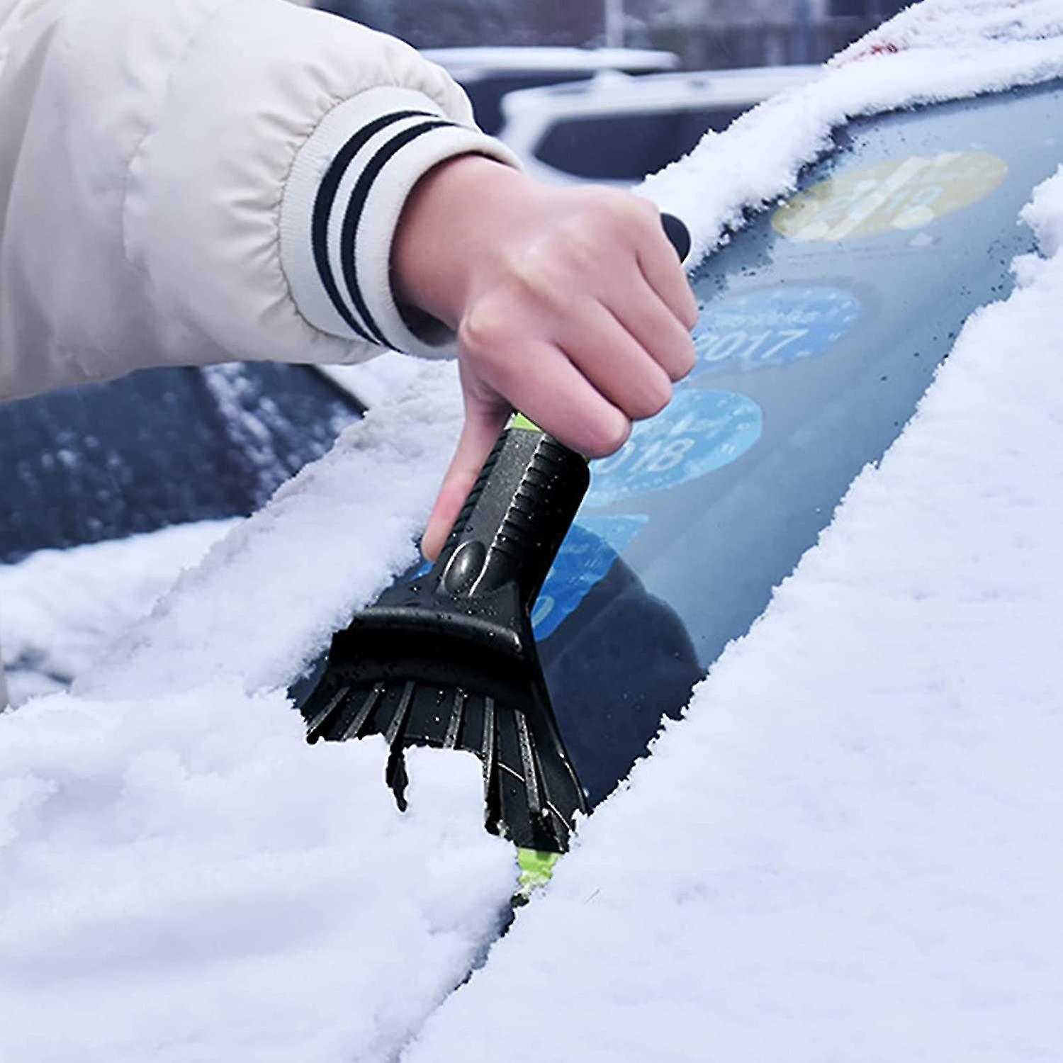 Multi-functional De-icing And Snow Sweeping Brush For Car