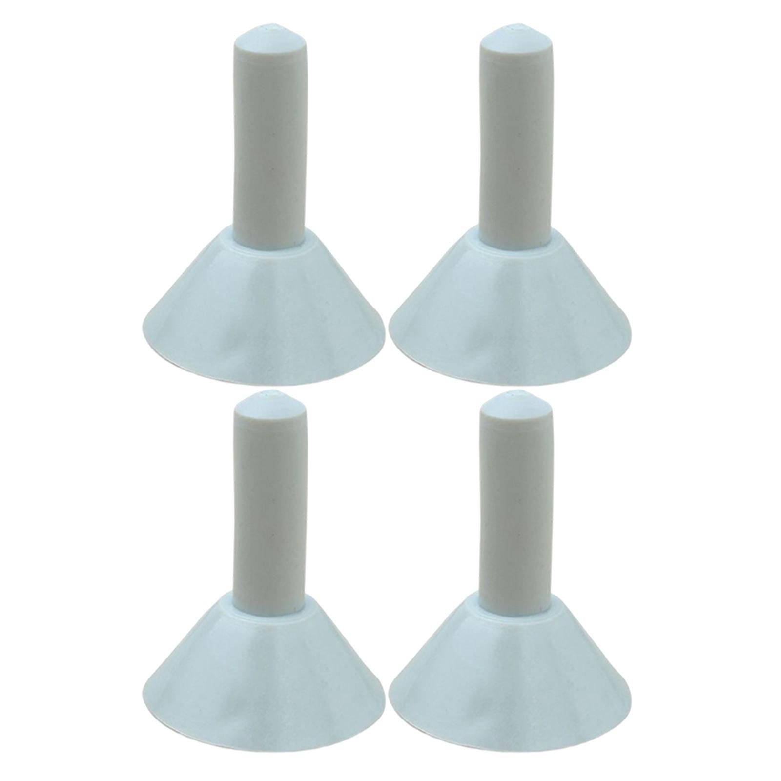 4 Pieces Tent Pole Insulation Protection Caps Insulating for Hiking Camping Grey