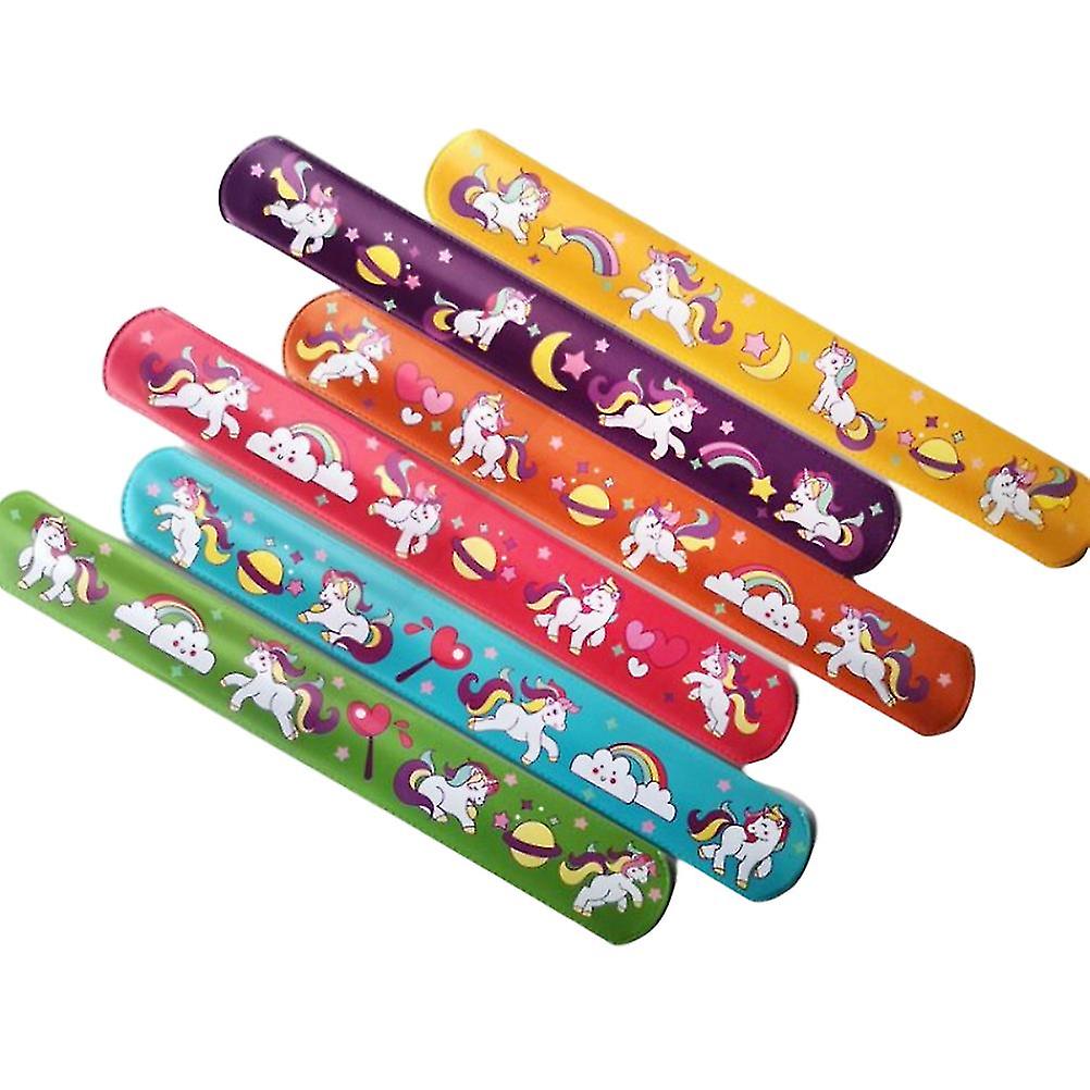 50Pcs Slap Bands Colorful Wristbands for Kids Boys Girls Birthday Christmas Party Supplies Favors Gifts