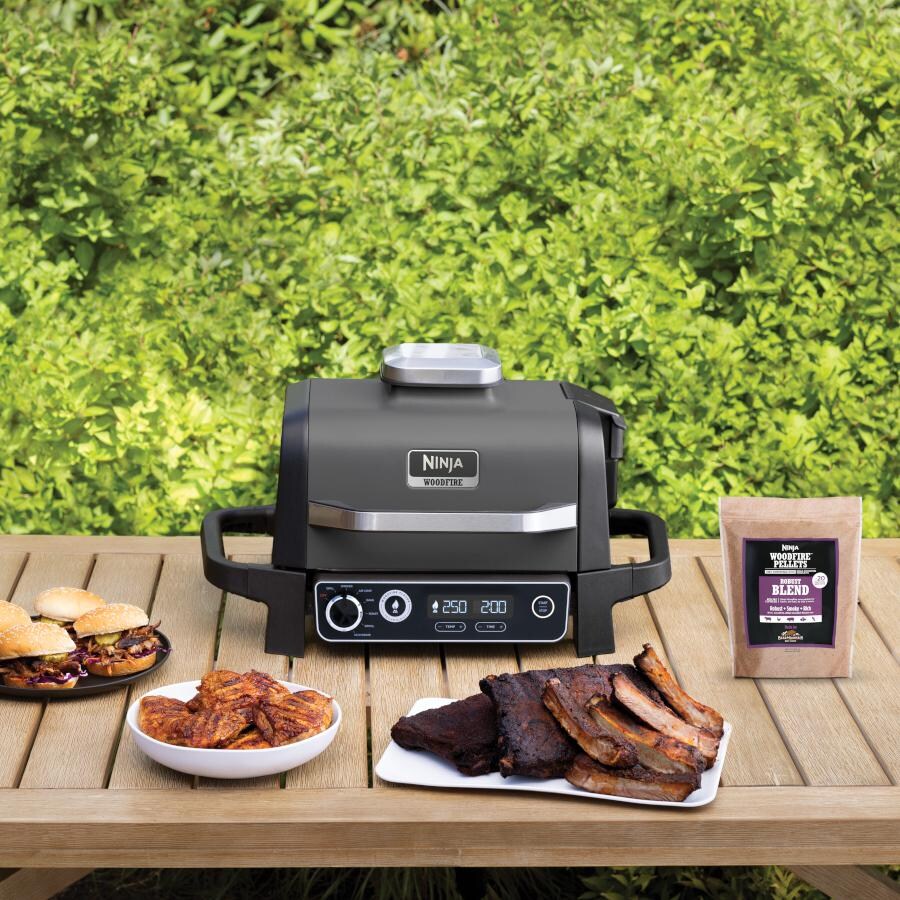 Ninja Woodfire Outdoor Grill and Air Fryer💝 Last Day For Clearance