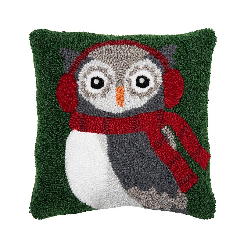 CandF Home Winter Owl Throw Pillow