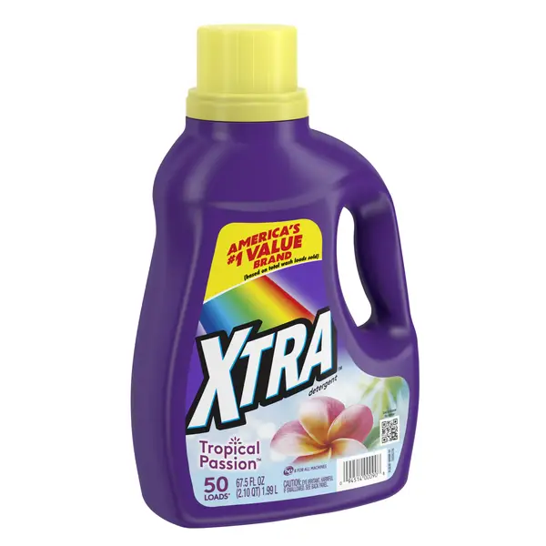 XTRA 67.5 Fl oz Tropical Passion Liquid Laundry Detergent