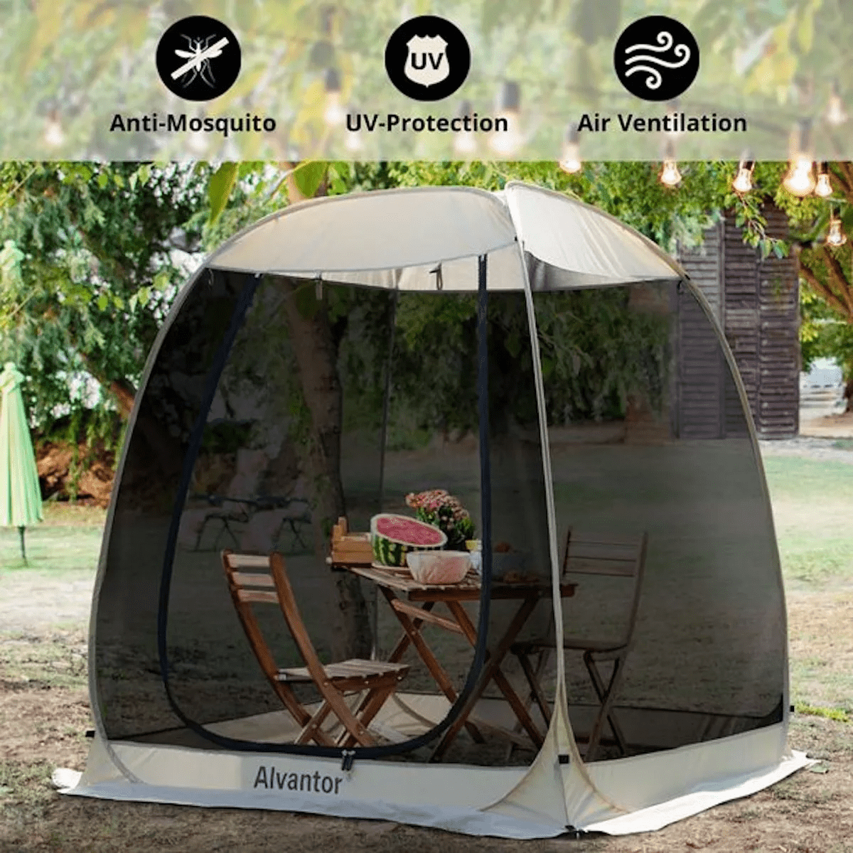 Screen House Tent Gazebo Pop Up Instand Canopy 6'X6'
