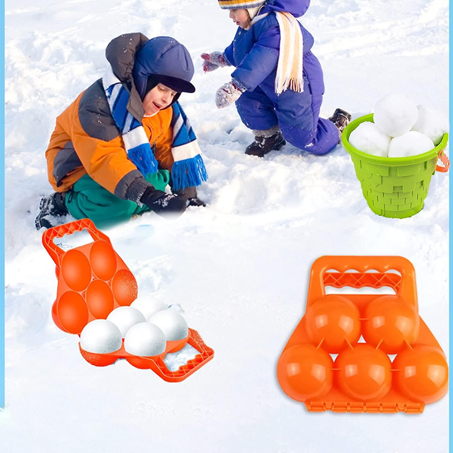 5 In 1 Snowball Marker Snow Toys - 2 Packs Winter Snow Toys Kit Snowball Marker Toys For Kids Outdoor (random Color)