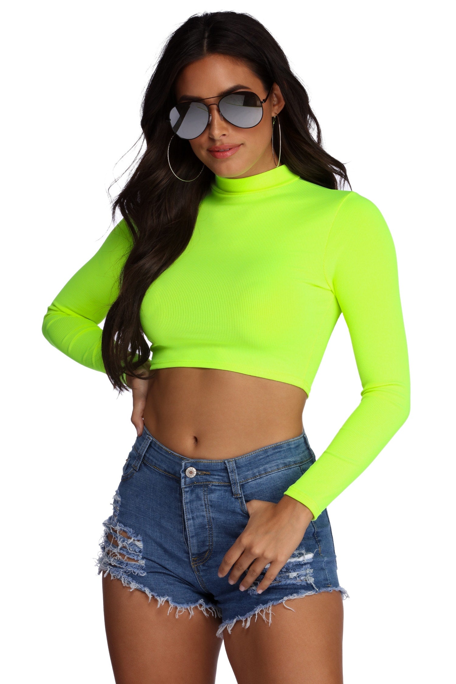 Glow For It Crop Top