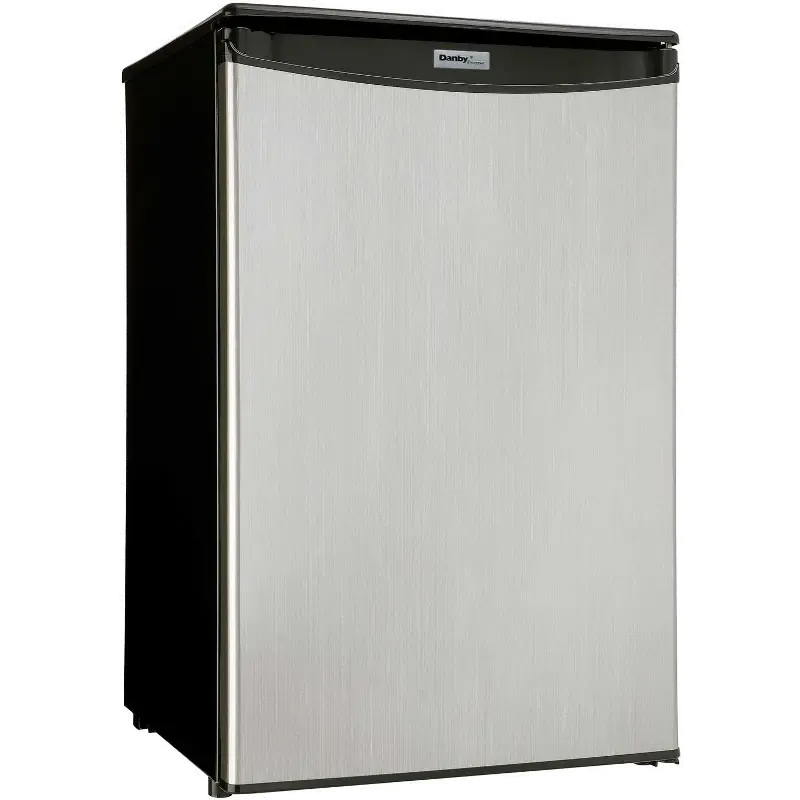 Danby Designer Compact Refrigerator - 4.4 cu ft Stainless Steel