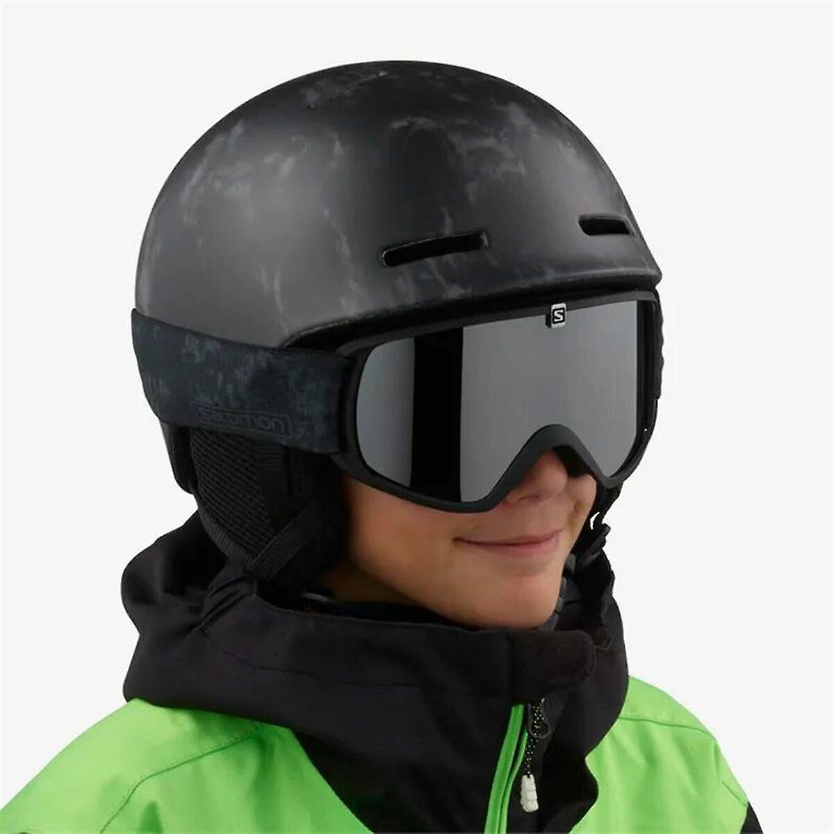 Ski Helmet Salomon Grom Children's Snowboard 53-56 cm Black Unisex