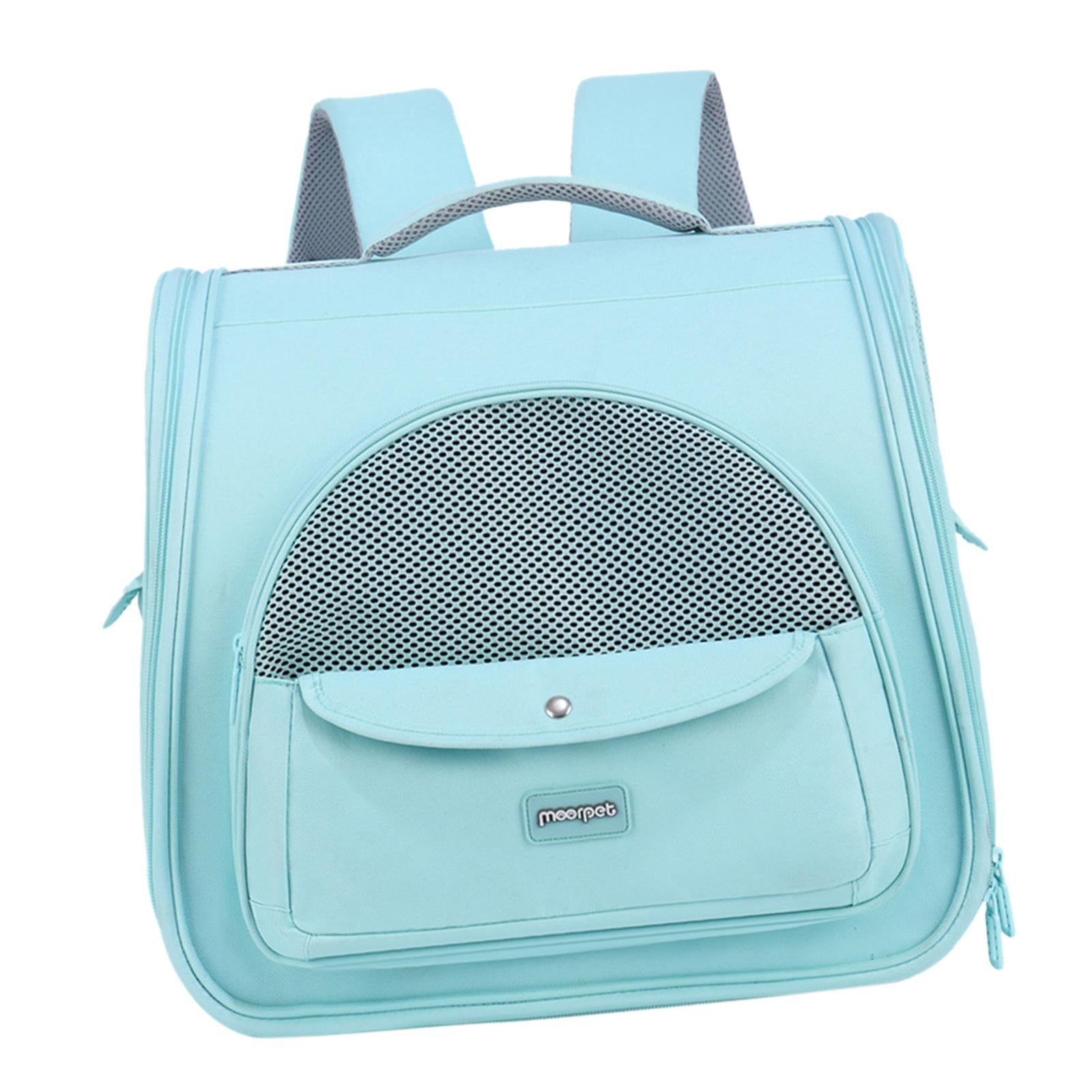 Pet Carrier Backpack Soft Handbag Travel Bag for Dogs Cats Hiking Rabbits Green