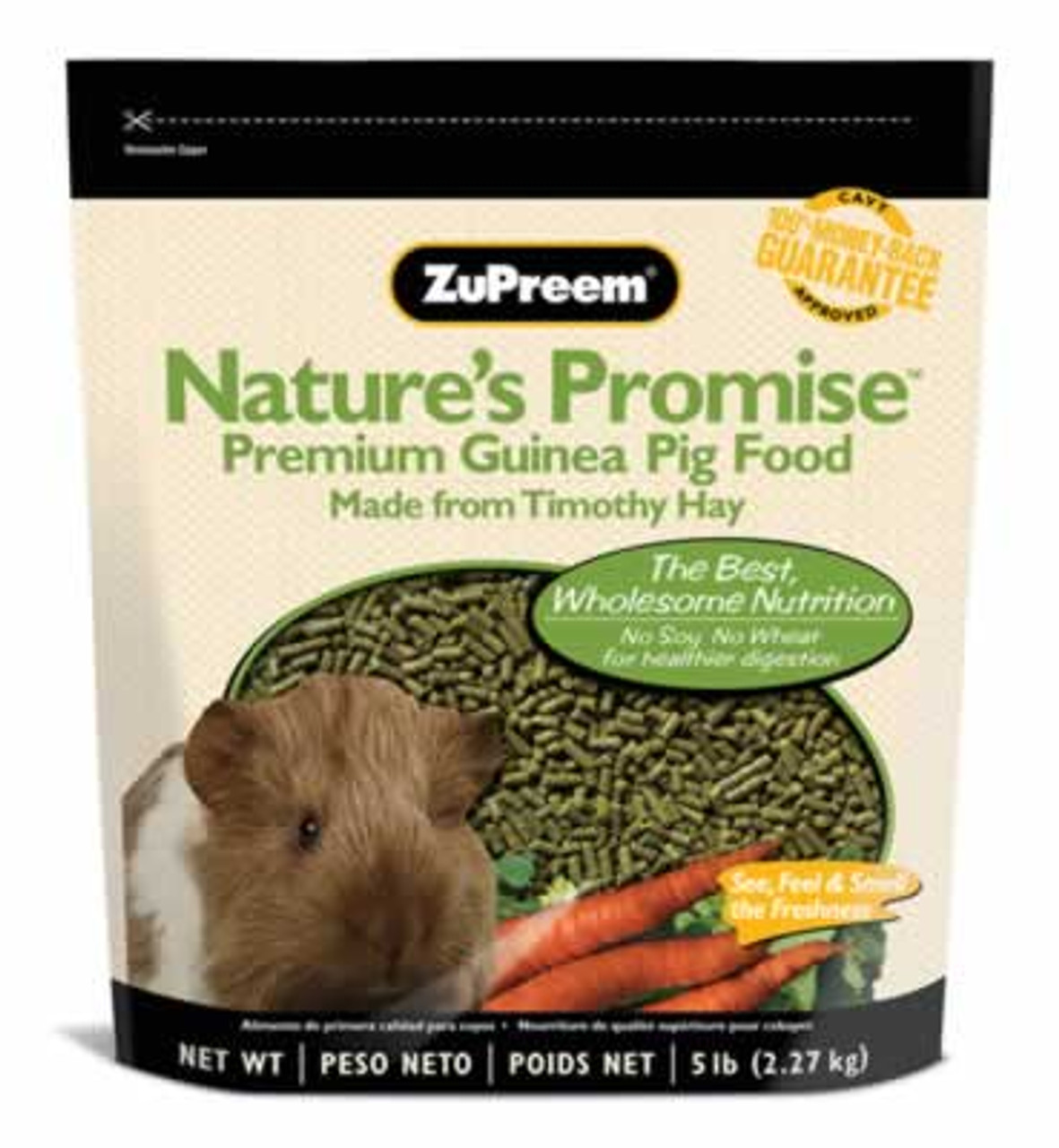Zupreem Nature's Promise Premium Guinea Pig Food， 5 Pound