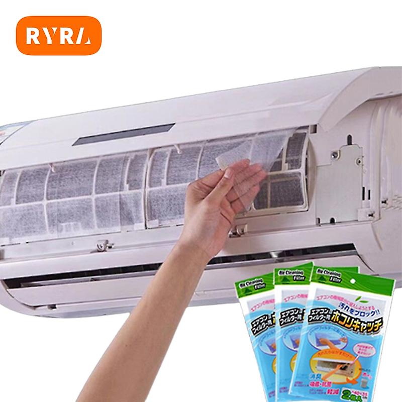 2/4/6pcs Air Conditioner Filter Papers Wind Outlet Dustproof Protection Cover Net Dust Filter