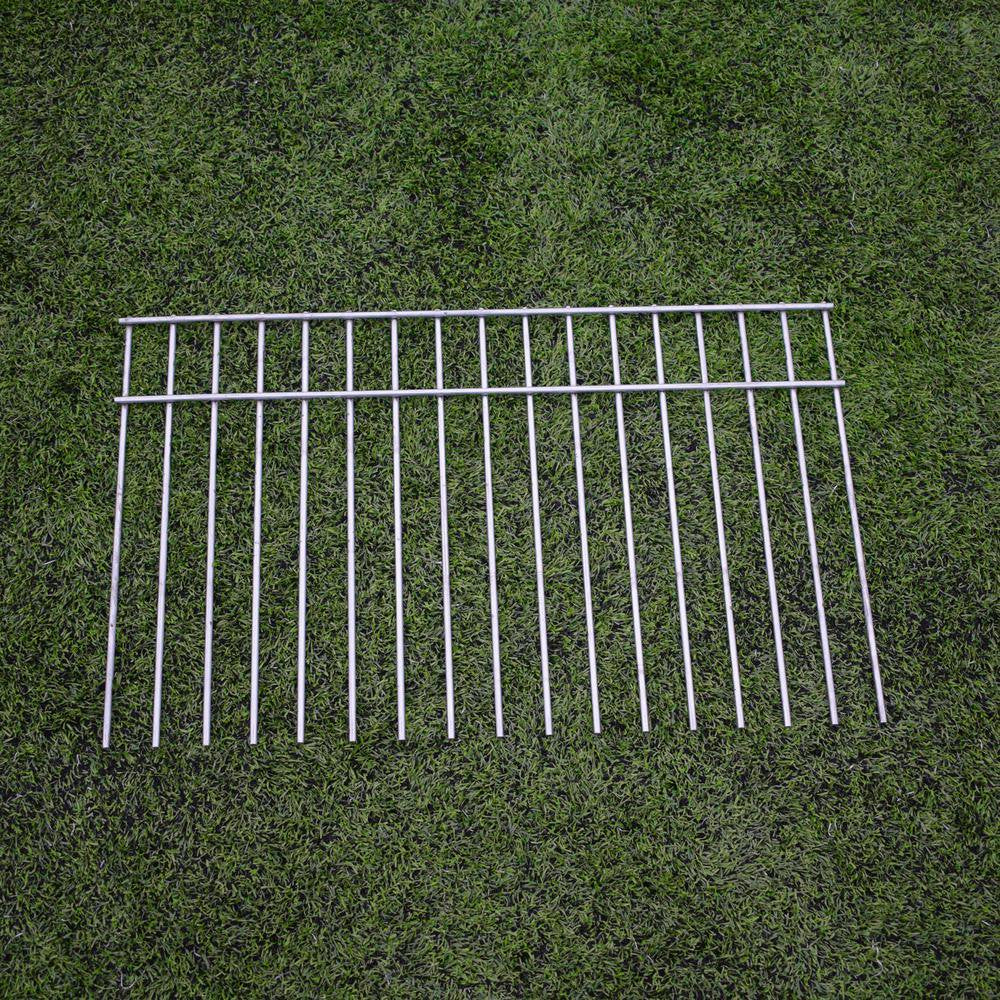 Dig Defence 5 Pack No-Dig XL Animal Barrier Fence for Max Protection 15" L x 24" W Galvanized Steel