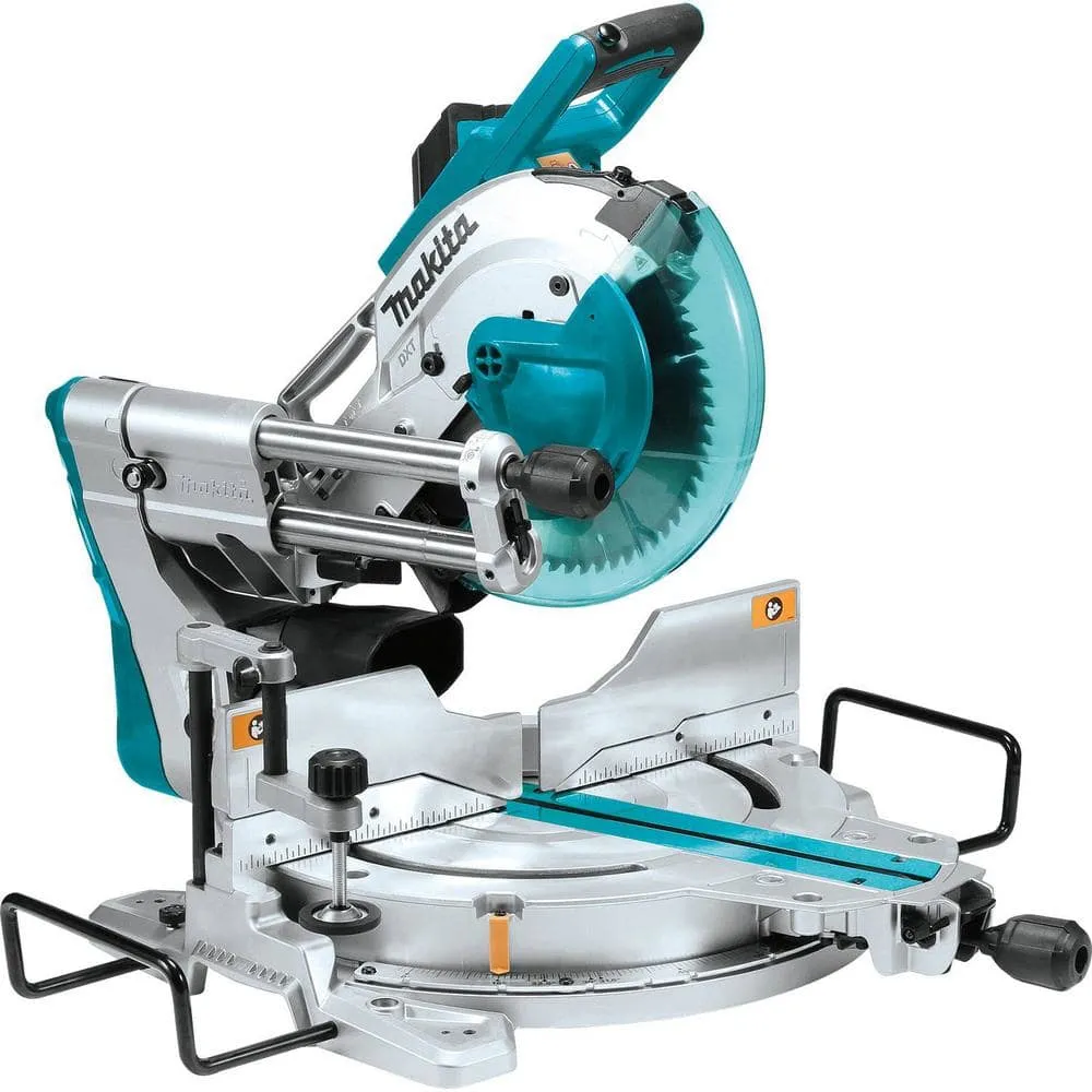 Makita 15 Amp 10 in. Dual-Bevel Sliding Compound Miter Saw with Laser and Stand LS1019LX