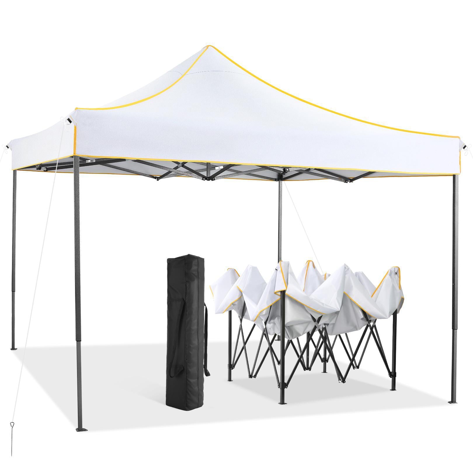10'x10' Outdoor Canopies Gazebo - Pop Up Instant Gazebo with Waterproof and UV Protection - Patio Gazebo for Backyard, Outdoor, Patio and Lawn