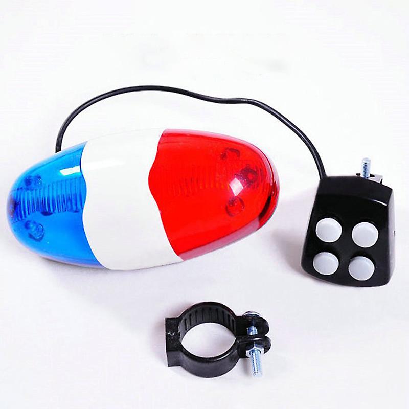 Born Pretty 1pc Electronic Horn Alarm Sound For Mountain Bike 4 Tone Sounds Bell Road Mtb Bike Light Electronic Horn Cycling Scooter Lamp