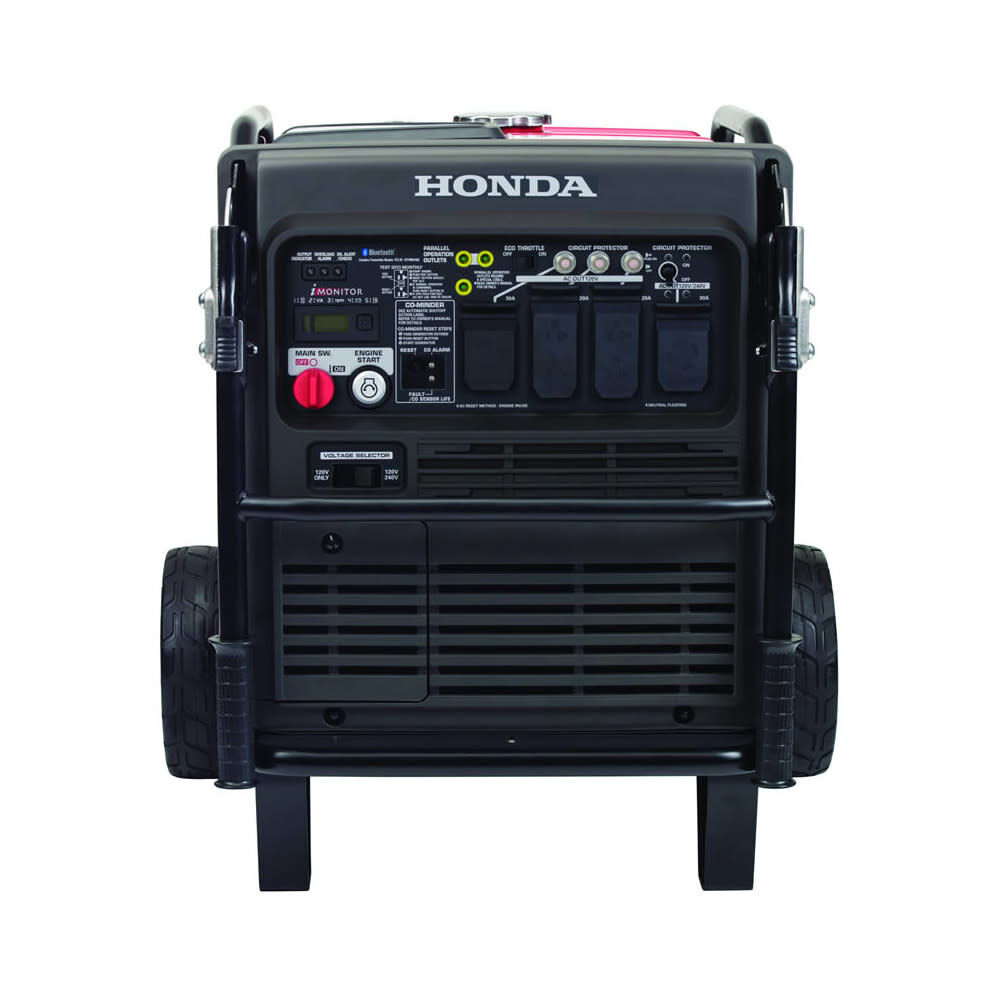 Honda Inverter Generator Gas 389cc 7000W with CO Minder EU7000ISNAN from Honda