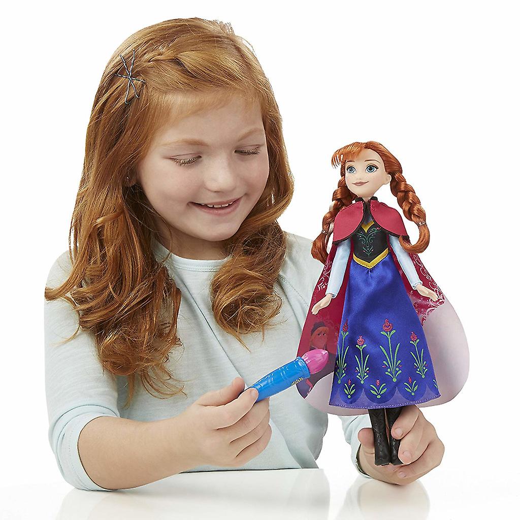 Disney Frozen Anna's Magical Story Cape Doll Frost Docka