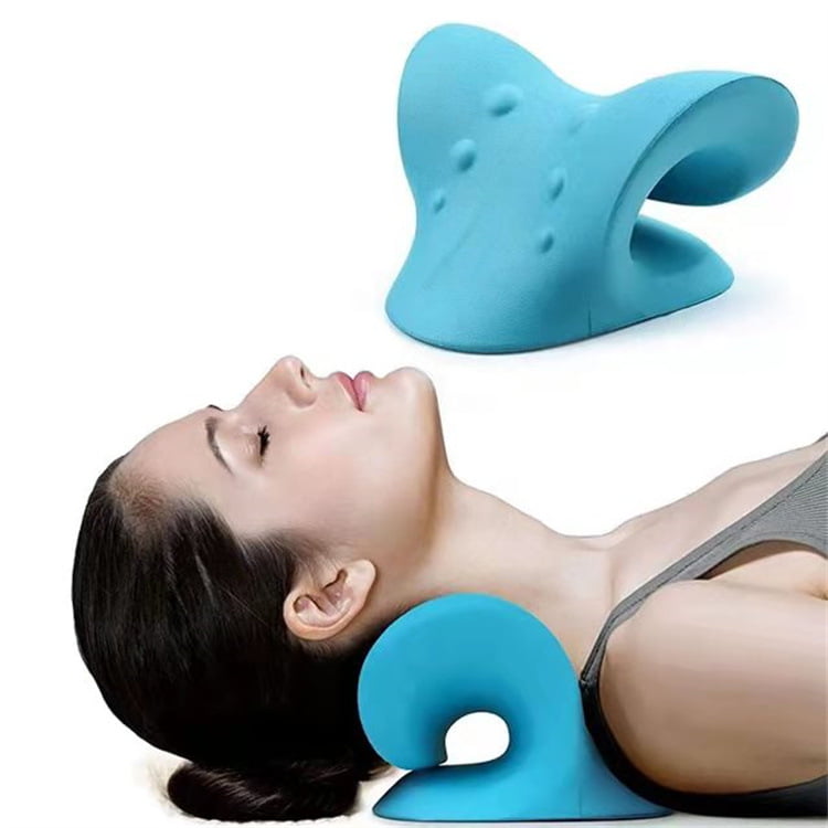 gluttony Cervical Traction Pillow, Neck Stretcher Device - Neck Pain,Headaches,TMJ Relief