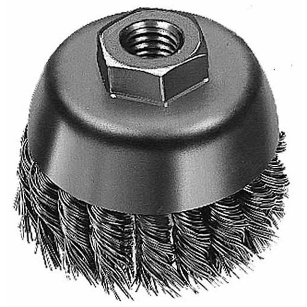 Milwaukee 6 Carbon Steel Knot Wire Cup Brush