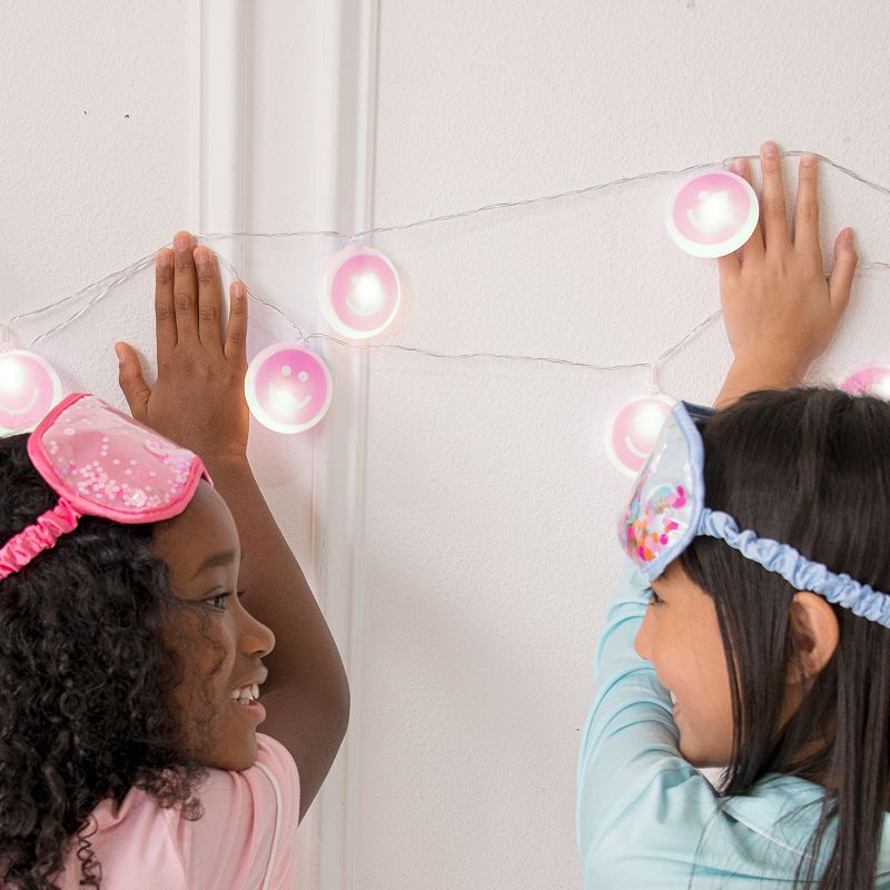 Packed Party Pink Smiley String Lights