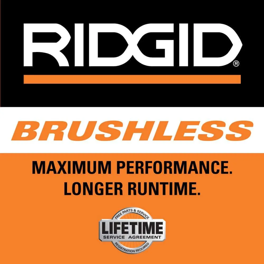 RIDGID 18V Brushless Cordless 4-1/2 in. Paddle Switch Angle Grinder with (2) 4.0 Ah Batteries, Charger, and Bag R86047B-AC93044SBN