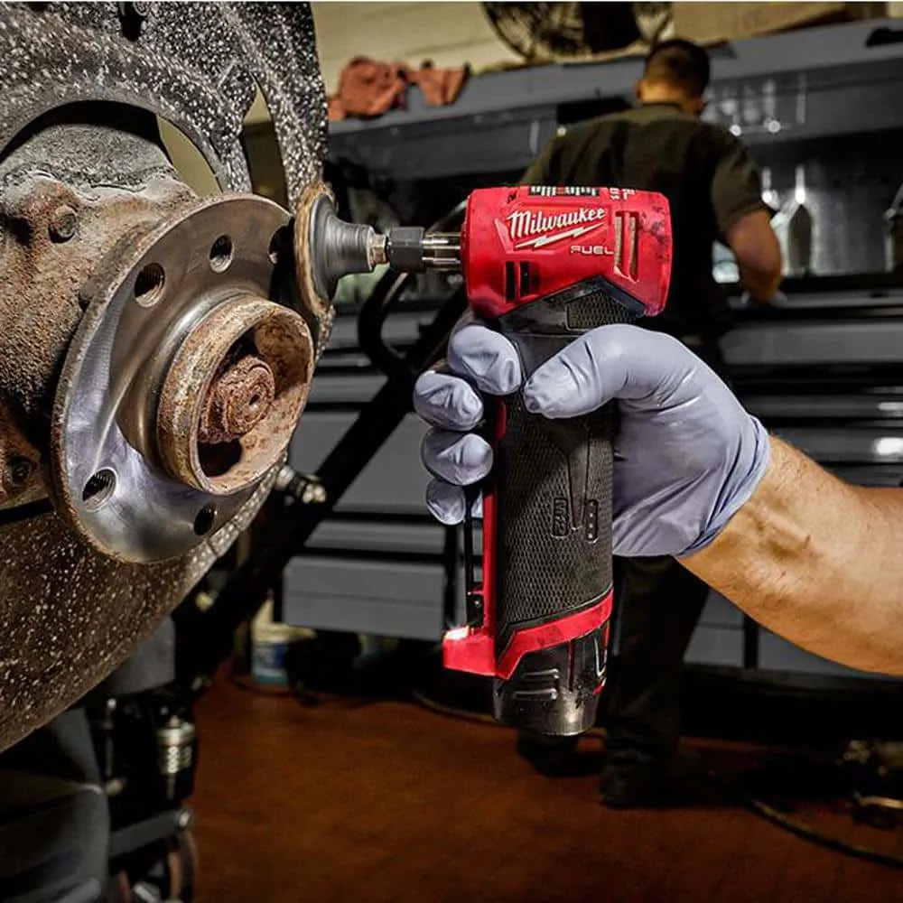 Milwaukee M12 FUEL 12V Lithium-Ion Brushless Cordless 1/4 in. Right Angle Die Grinder (Tool-Only) 2485-20