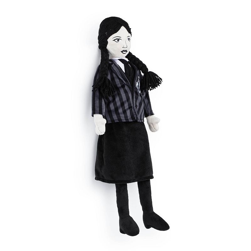 Wednesday Addams Black and White Pillow Buddy