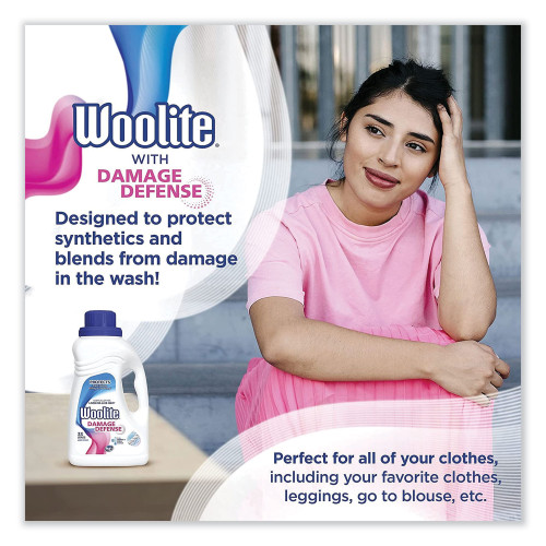 WOOLITE Laundry Detergent for All Clothes， Light Floral， 50 oz Bottle (77940CT)