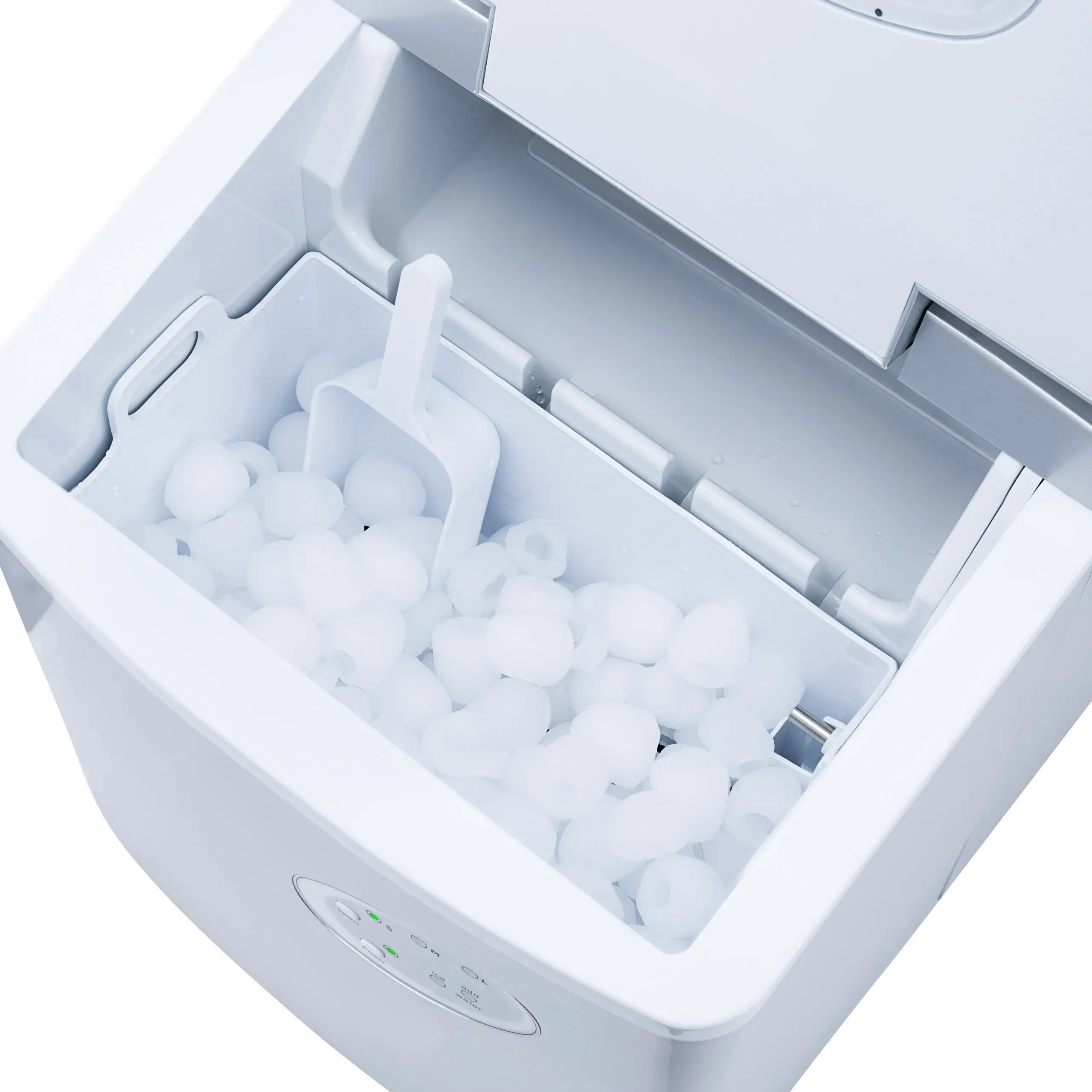 New Air Ai-100 28 lb Portable Ice Maker - Stainless Steel