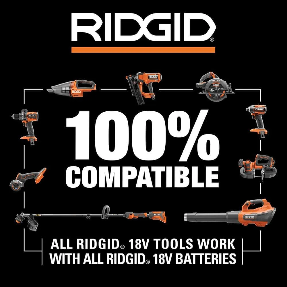 RIDGID 18V Brushless 130 MPH 510 CFM Cordless Battery Leaf Blower (Tool Only) R01601B